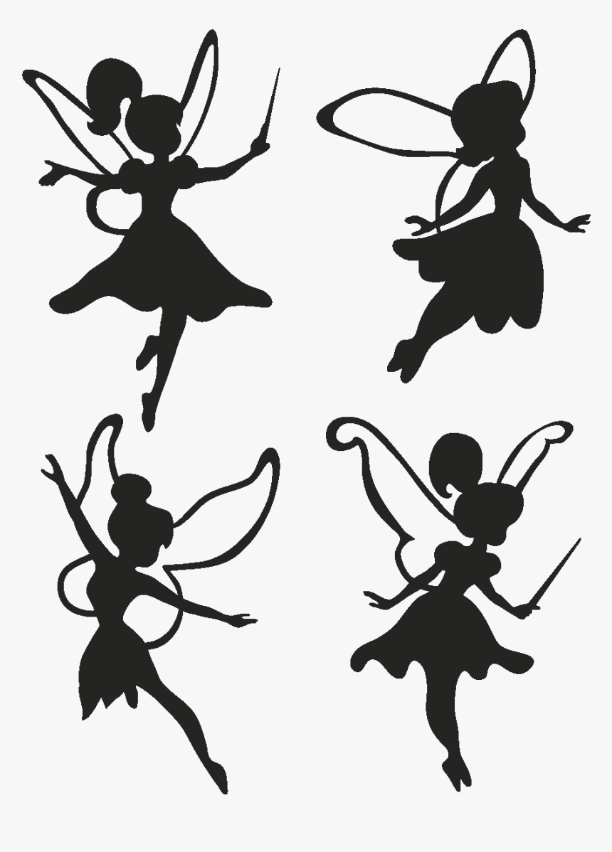 Download Free SVG Tinkerbell With Wand Clip Art - Fairy Silhouette, HD Png ...