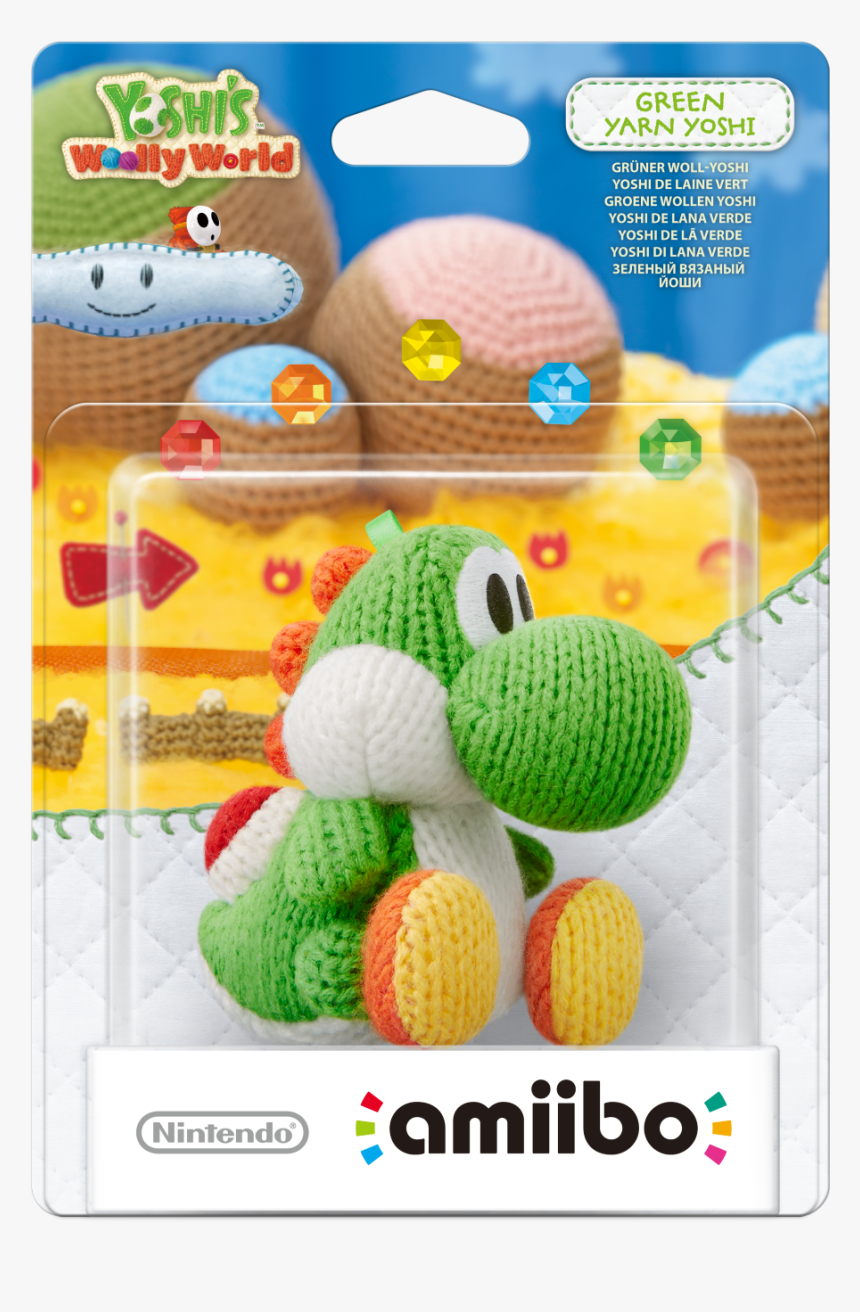 Yarn Yoshi Amiibo, HD Png Download, Free Download