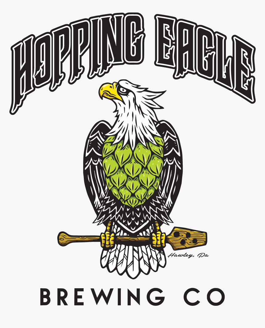 Hebc Logo - Hopping Eagle Brewing Company, HD Png Download, Free Download