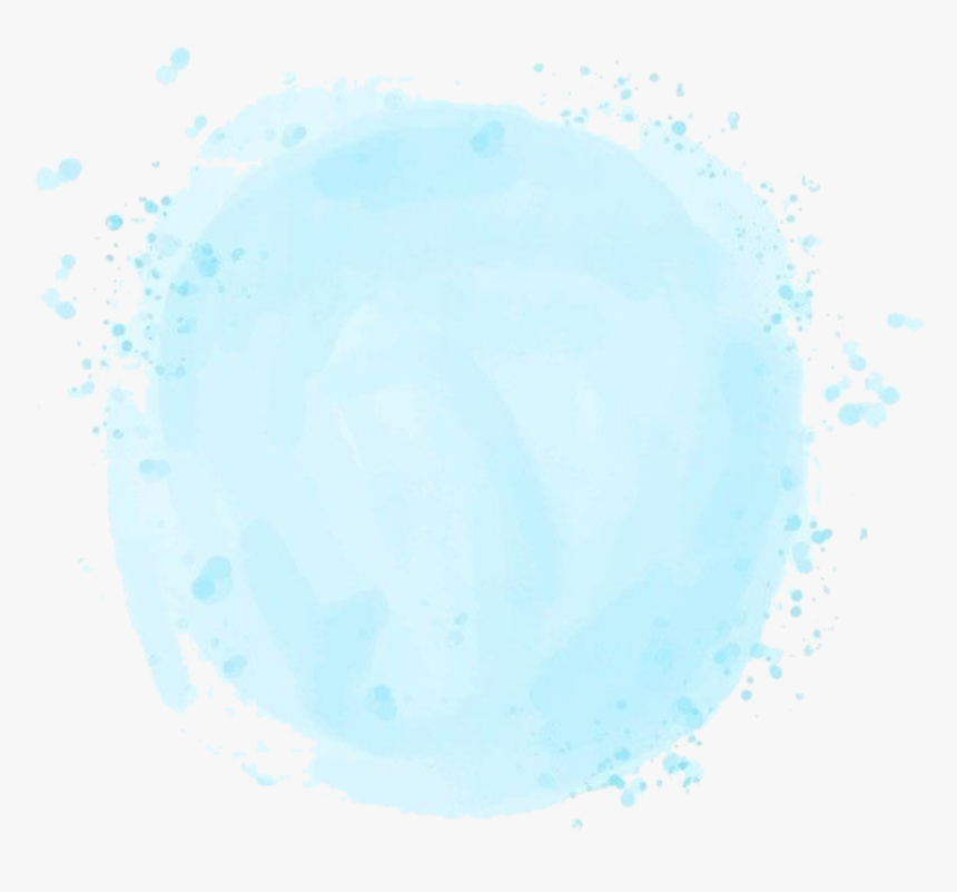 #fundo Azul #aquarela - Circle, HD Png Download, Free Download