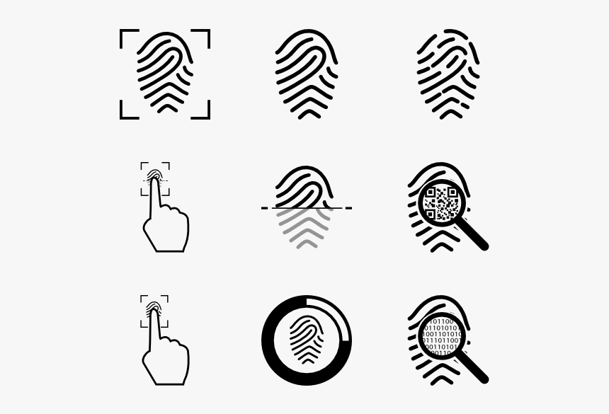 Fingerprints - Icono Huella Digital Png, Transparent Png, Free Download
