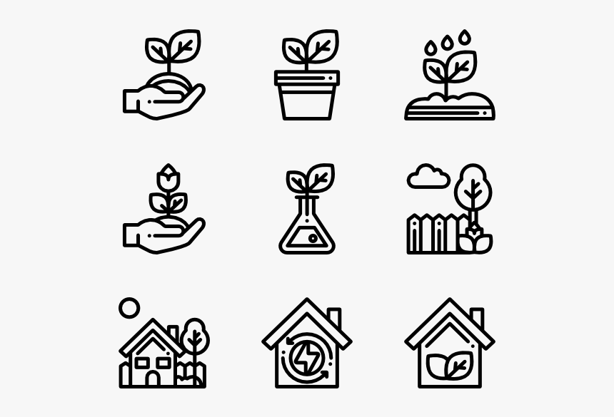 Greenhouse - Renewable Energy Icons, HD Png Download, Free Download
