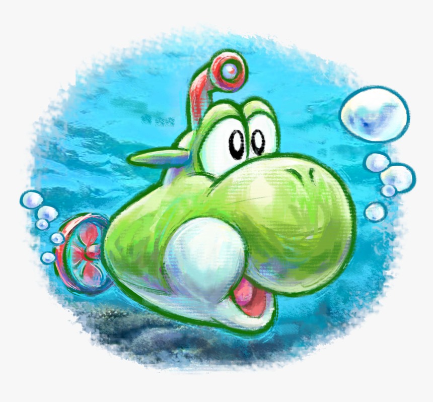 Yoshi's Island Submarine Yoshi, HD Png Download, Free Download