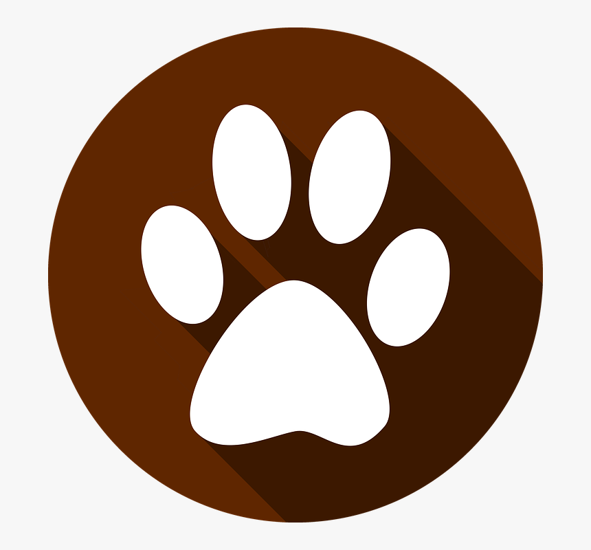 Feet, Icon, Button, Silhouette, Reprint, Trace, Paws - Feet Dog Icon, HD Png Download, Free Download