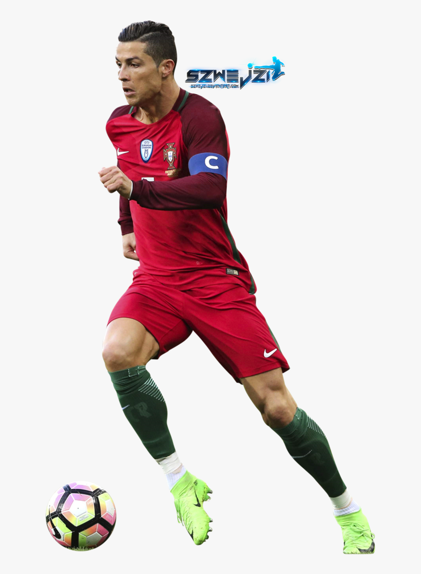Cristiano Portugal Ronaldo Football Uefa Player Sport - Kick Up A Soccer Ball, HD Png Download, Free Download