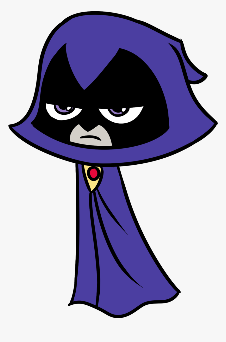 Raven Teen Titans Go No Hood - Teen Titans Go Raven Png, Transparent Png, Free Download