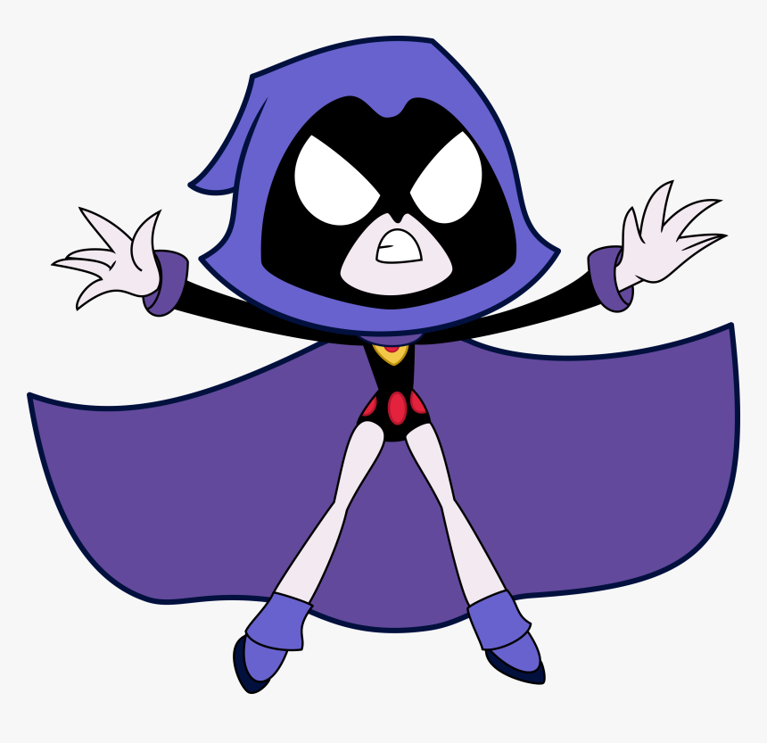 Raven Team Titans Go Characters, HD Png Download, Free Download
