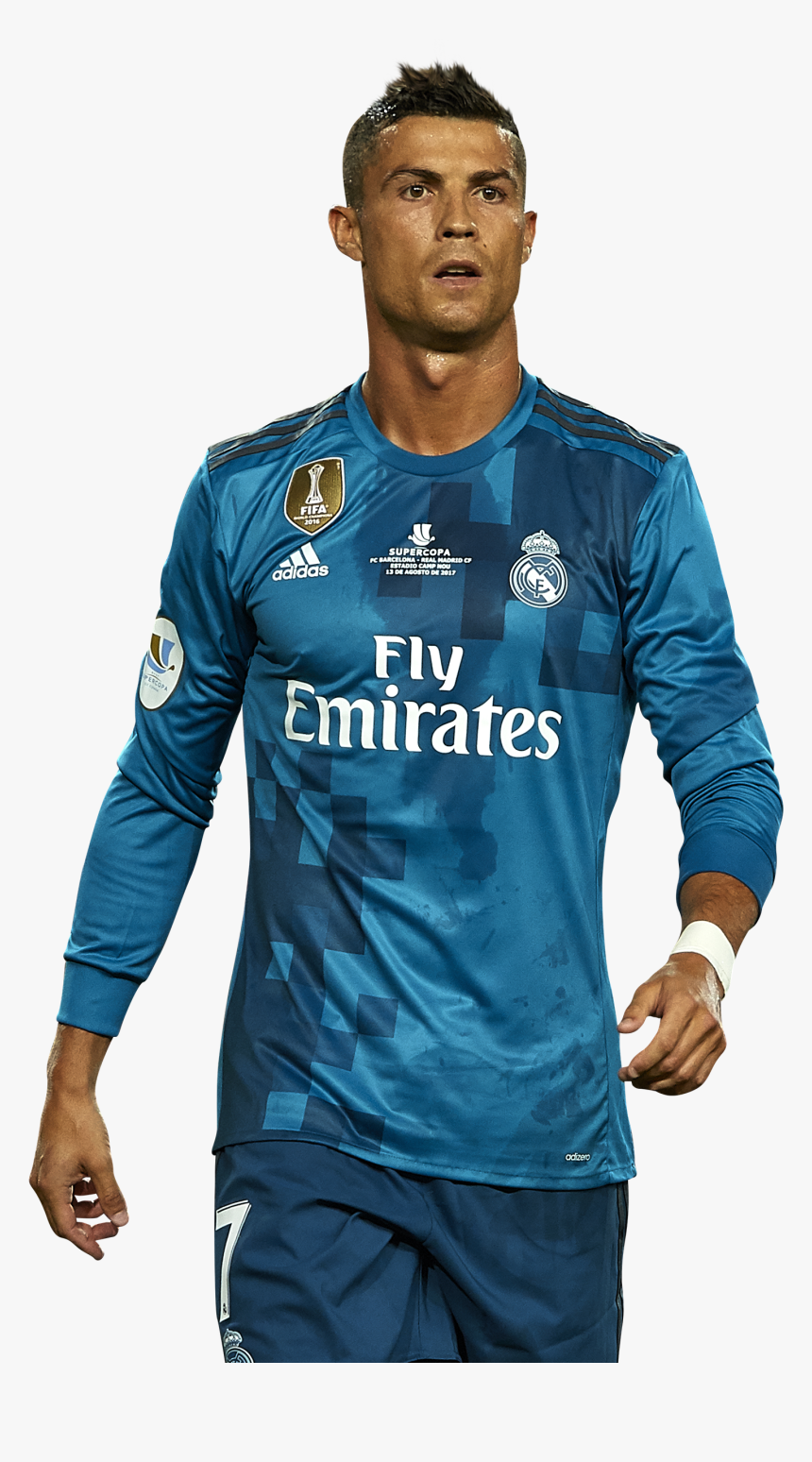 Real Fifa Cristiano Liga La Madrid Ronaldo Clipart - Ronaldo Real Madrid Blue Jersey, HD Png Download, Free Download