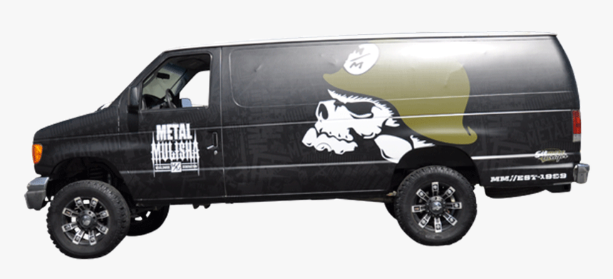Offroad Van Wrap 3m Flat For Metal Mulisha - Compact Van, HD Png Download, Free Download