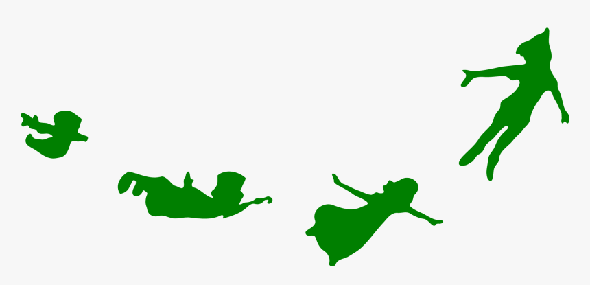 Clip Art Peter Pan Silhouette Clip Art - Citas De Peter Pan, HD Png Download, Free Download