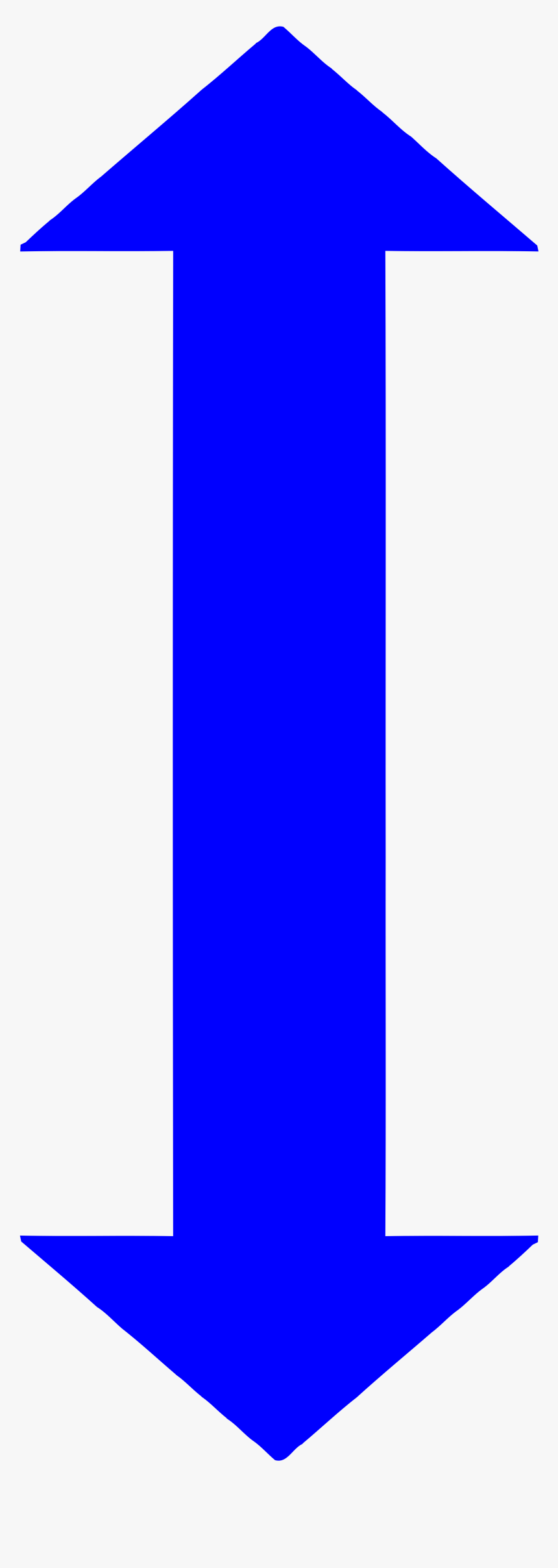Blue Double Ended Arrow, HD Png Download, Free Download