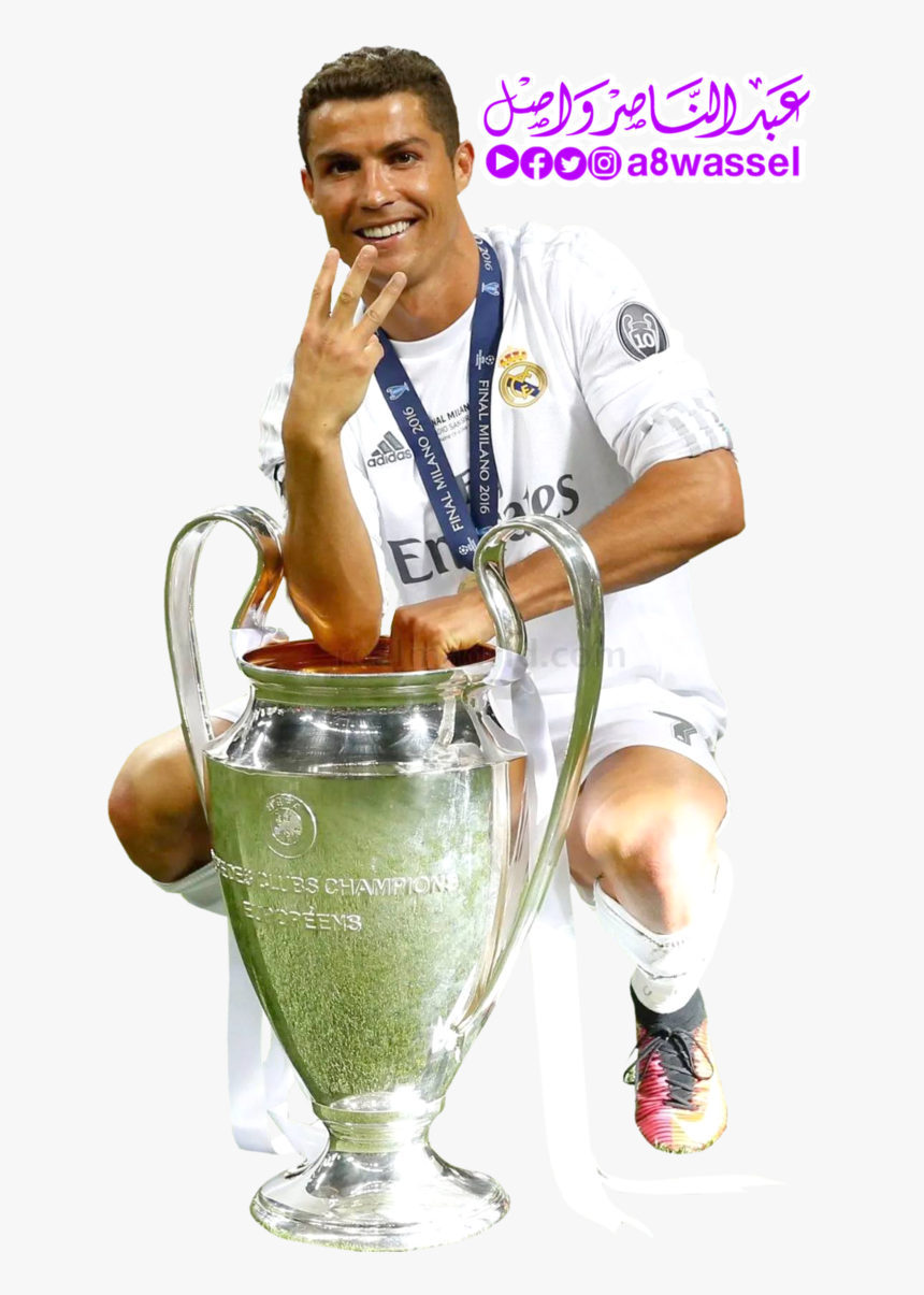 Real League Cristiano Portugal Madrid Ronaldo Football - Cristiano Ronaldo Champions League Png, Transparent Png, Free Download
