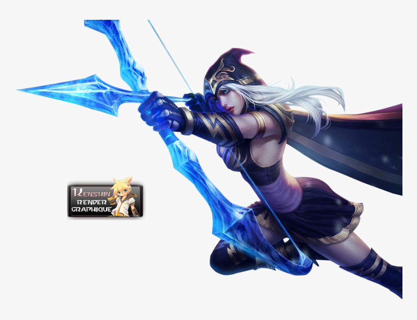 Ashe League Of Legends - Ashe Lol Png, Transparent Png, Free Download