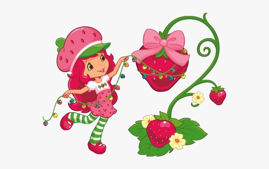 Strawberry Clipart Strawberry Shortcake - Cute Strawberry Shortcake Cartoon, HD Png Download, Free Download