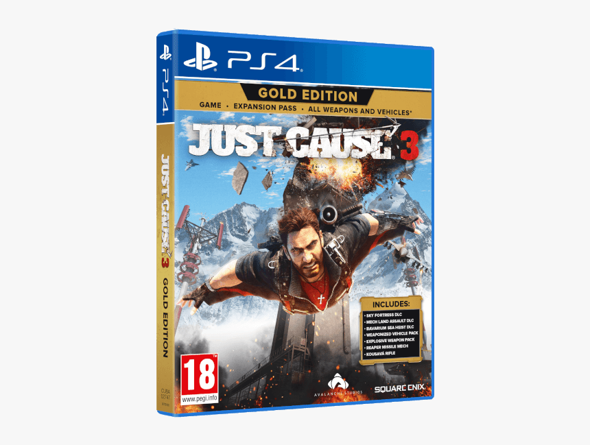 Ps4 Just Cause 3 Gold Edition, HD Png Download, Free Download