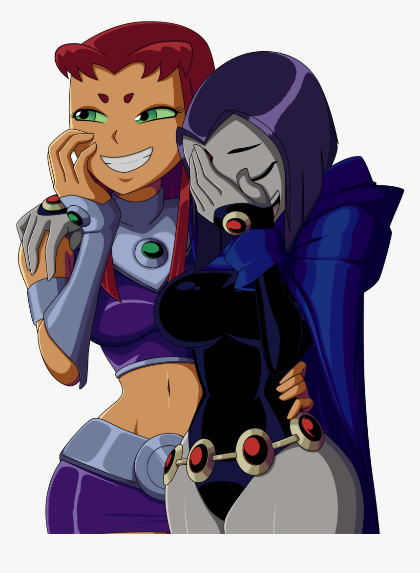 Transparent Laughing Png - Raven And Starfire Teen Titans, Png Download, Free Download