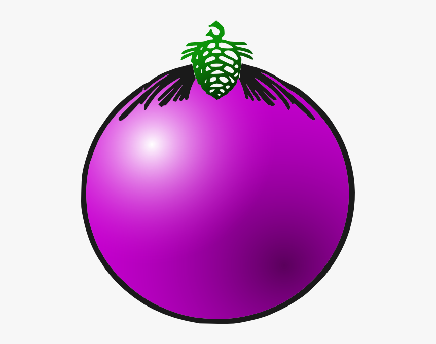 Purple Bauble Clip Art At Clker - Baubles Images Clip Art, HD Png Download, Free Download