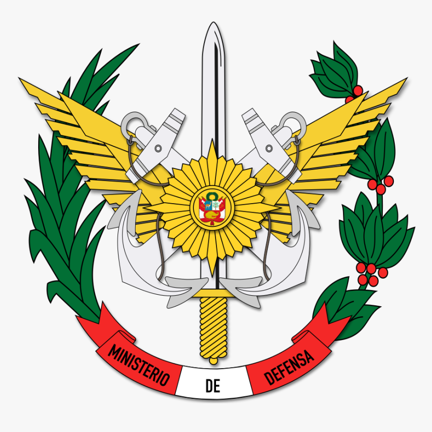 Seal Of Peruvian Ministry Of Defense - Escudo Del Ejercito Del Peru Hd, HD Png Download, Free Download