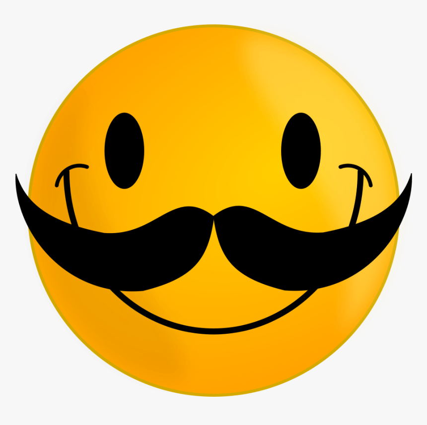 Smiling Sun Clipart Royalty Free - Smile Moustache, HD Png Download, Free Download