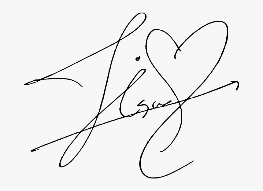 Signature Of Jisoo - Jisoo Blackpink Signature, HD Png Download, Free Download