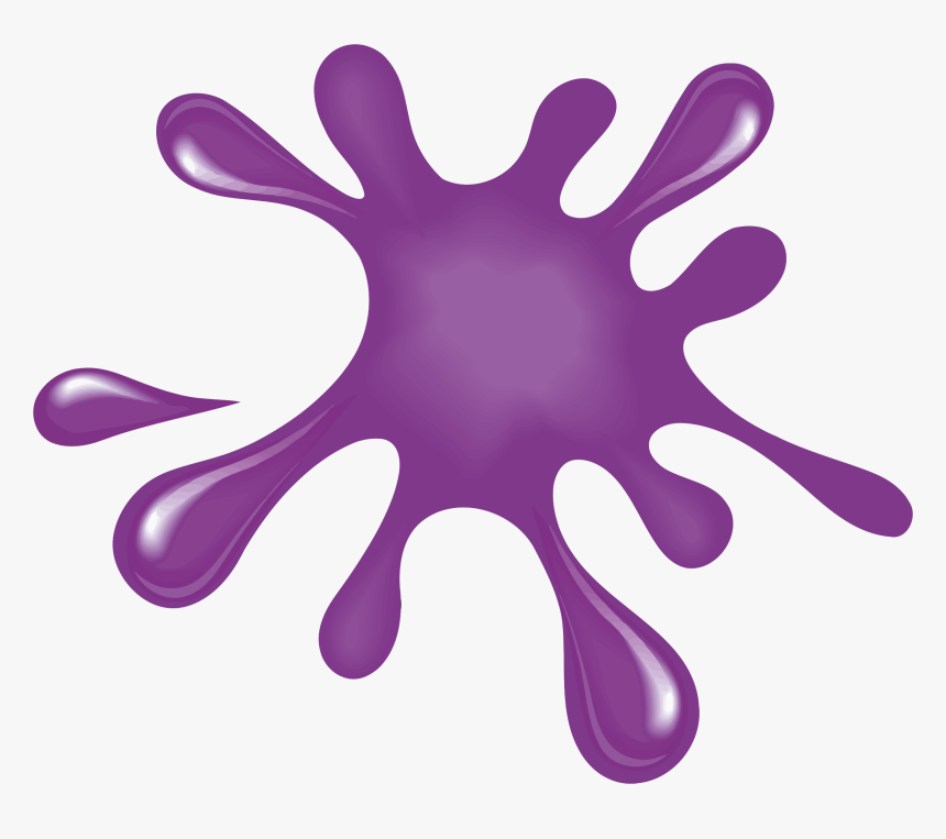 Purple Paint Splatter Clip Art