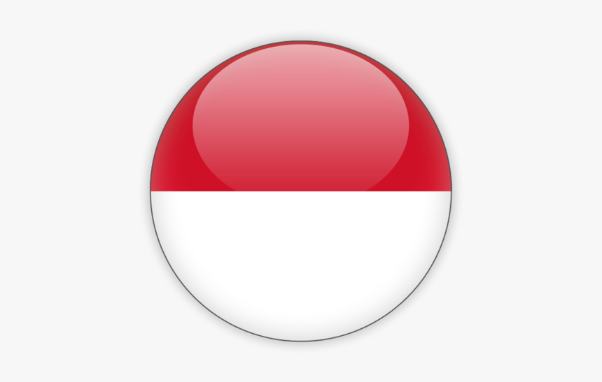  Indonesia Flag Round  Icon HD Png Download kindpng