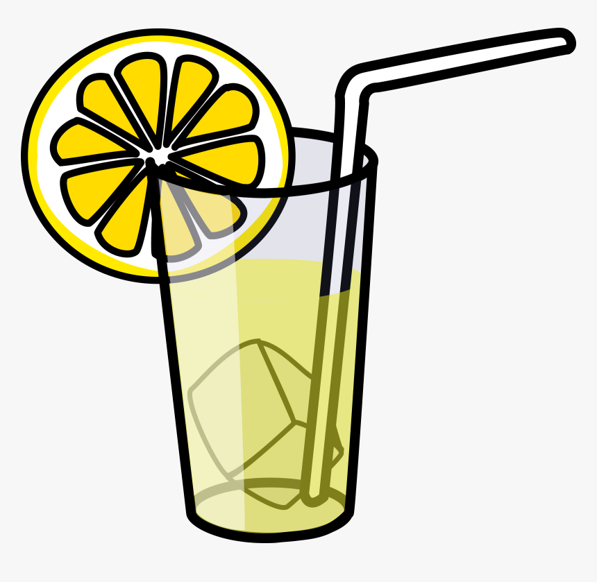 Food,yellow,line - Lemonade Clip Art, HD Png Download, Free Download