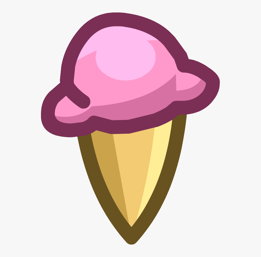 Transparent Sour Cream Clipart - Pink Ice Cream Emoji, HD Png Download, Free Download