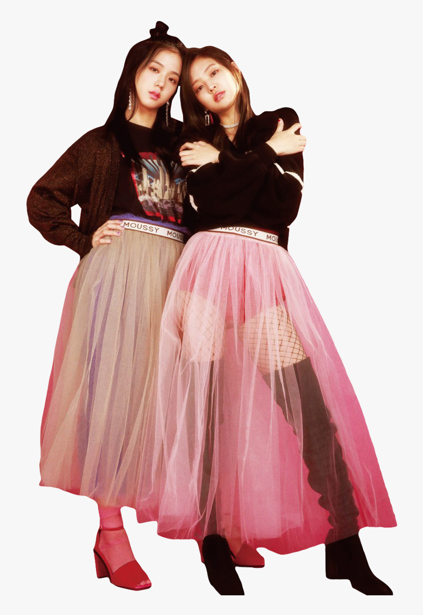 #blackpink #jisoo #jennie #rose #parkchaeyoung #lisa - Jennie And Jisoo Png, Transparent Png, Free Download