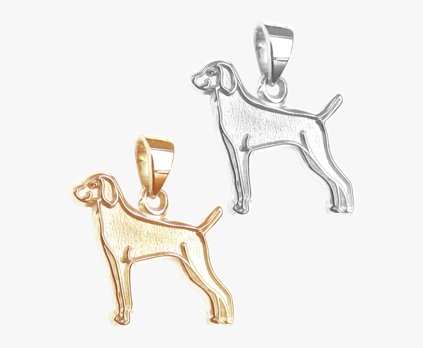 Weimaraner Charm Or Pendant In Sterling Silver Or 14k - Ancient Dog Breeds, HD Png Download, Free Download