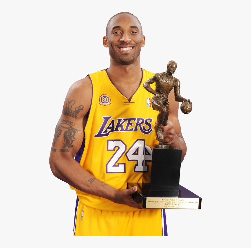 Kobe Bryant Photo Psd 1248280277 Zpsi839qhtm - Kobe Bryant Mvp Trophy, HD Png Download, Free Download