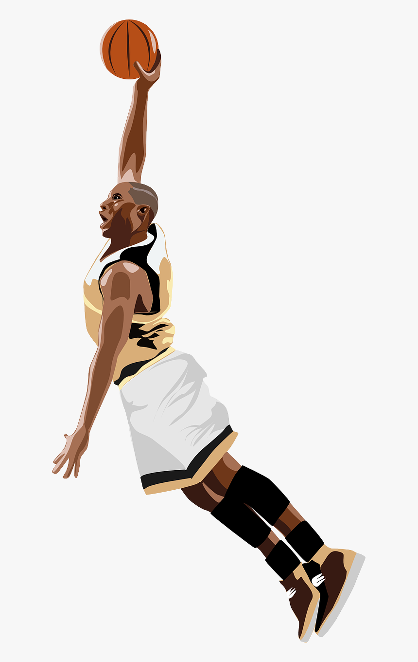 Basketball Dunking Nba Player Png Image - Basketball Player Pop Art, Transparent Png, Free Download