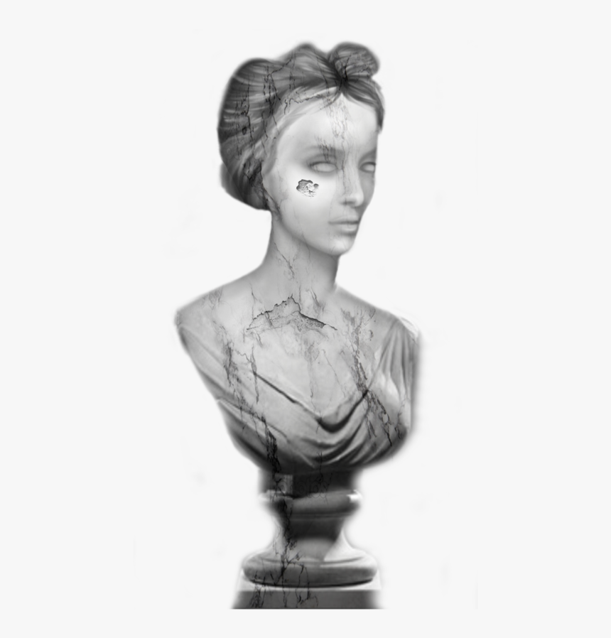 Graphic Library Library Marble Statue Bust Stock By - Bust, HD Png Download, Free Download