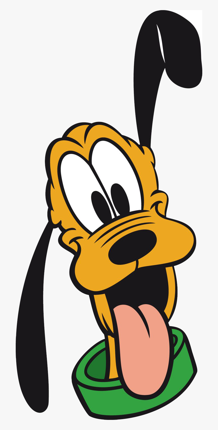 Disney Pluto Transparent Images - Pluto Mickey Mouse Head, HD Png Download, Free Download