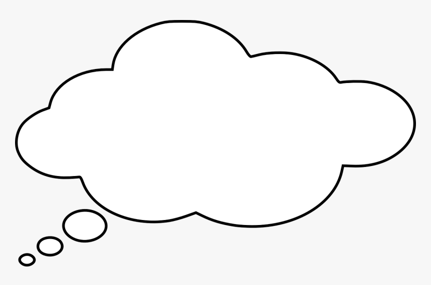Cloud, Thinking, Thought, Bubble, Think, Daydreaming - Dream Bubble White Png, Transparent Png, Free Download