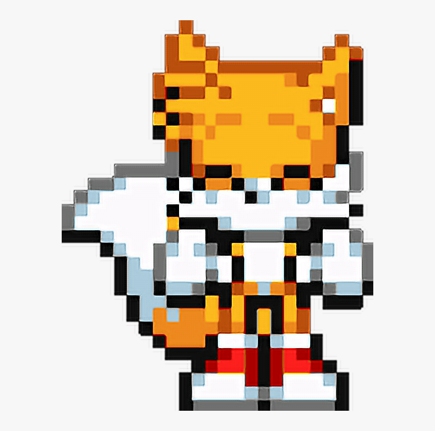 Sonic Mania Tails Pixel Art