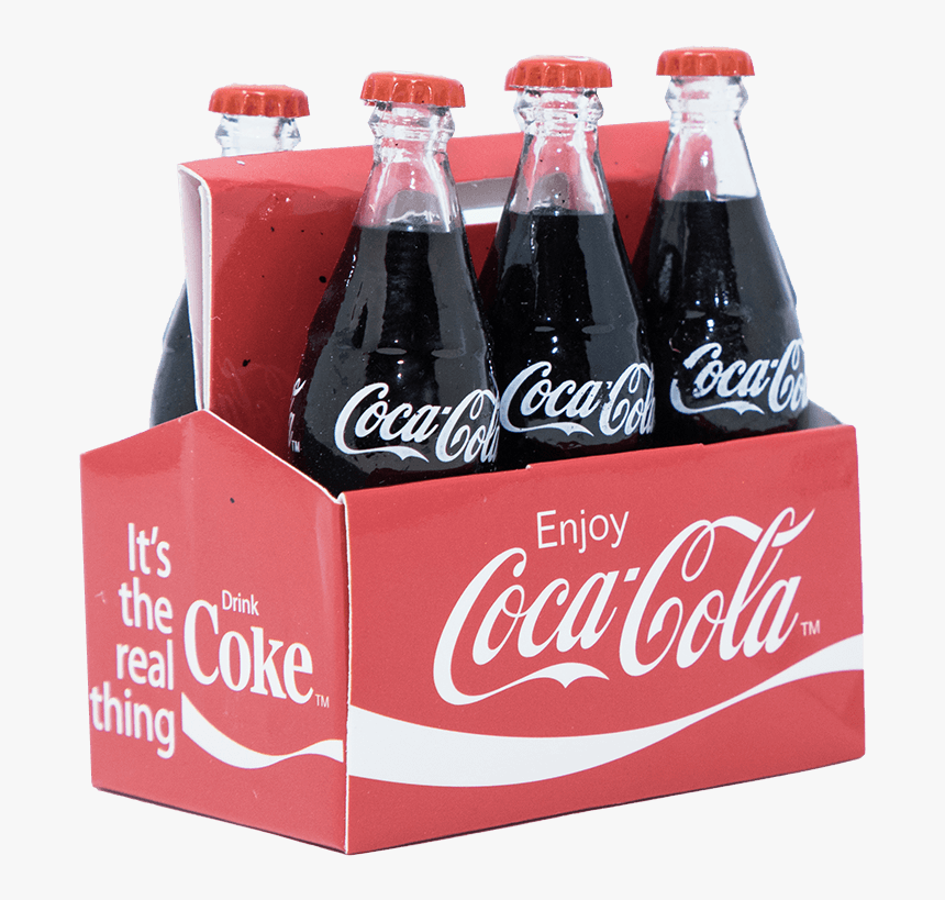 Coca-cola 6 Pack Mini Bottles - Mini Coca Cola, HD Png Download, Free Download