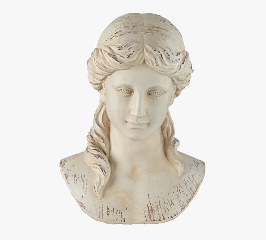 Greek Clipart Bust Roman - Bust Greek Statues Png, Transparent Png, Free Download