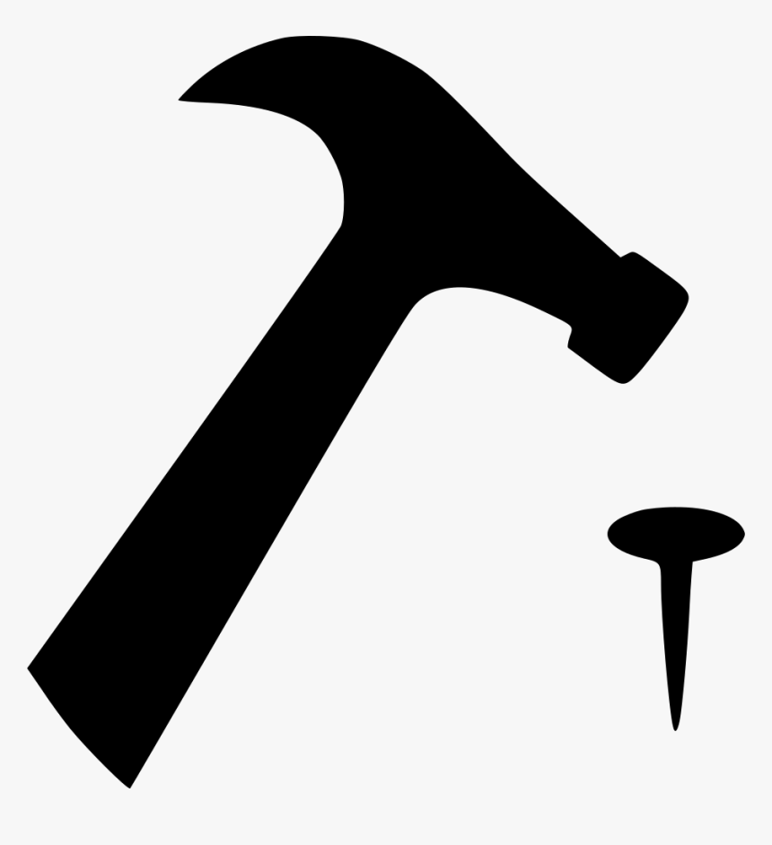 Transparent Hammer Vector Png - Hammer And Nails Icon Png, Png Download, Free Download