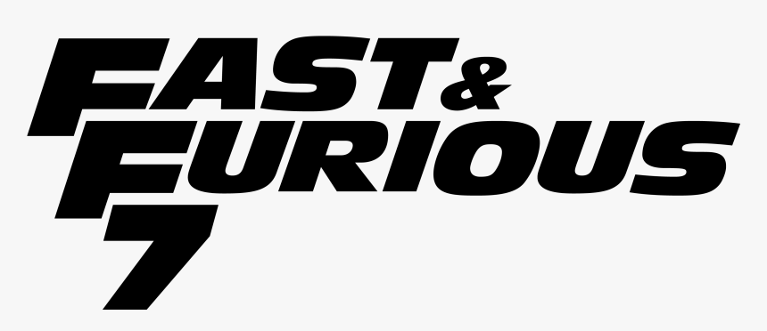 Furious 7 Logo - Fast And Furious 7, HD Png Download, Free Download