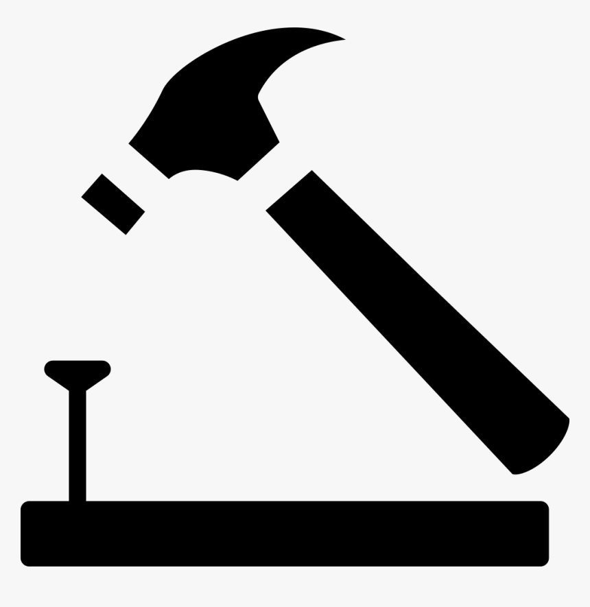 Nail Clipart Small Hammer - Free Hammer Icon, HD Png Download, Free Download