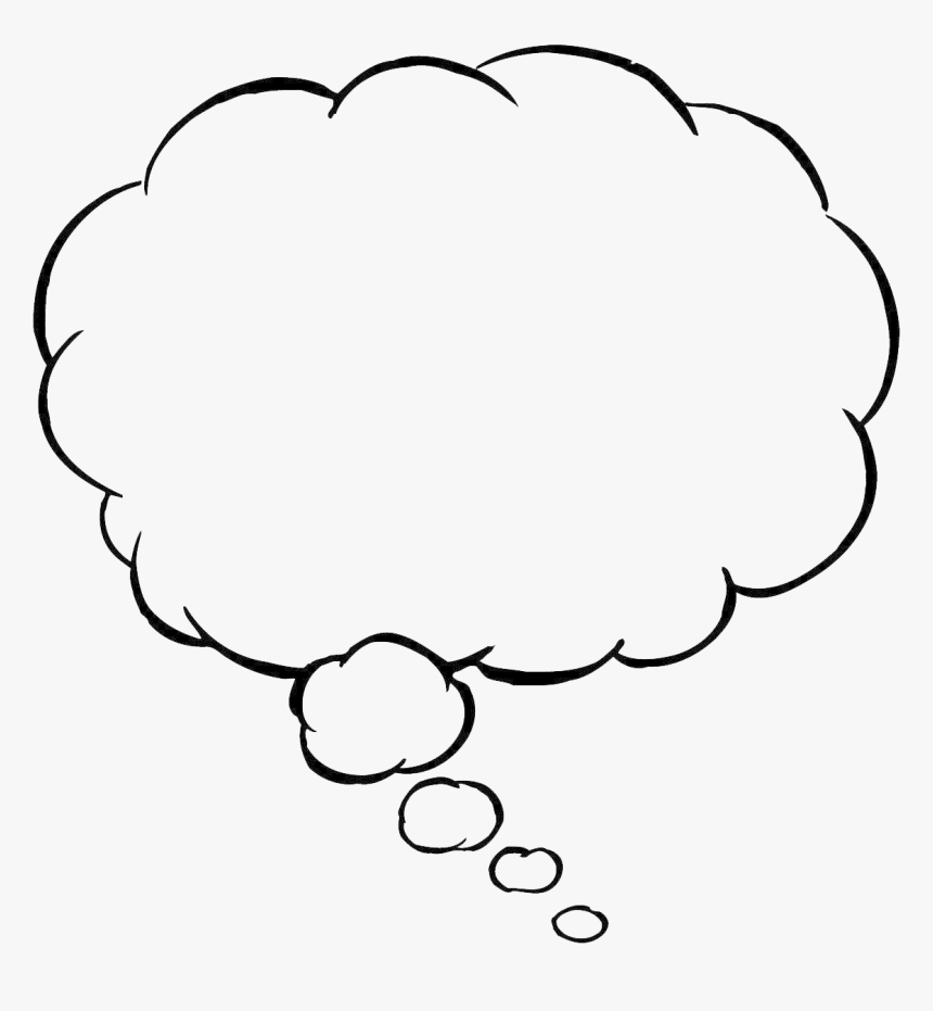 Clipart Of Strengthening And Thought Bubble People - People Thinking Bubble Thought, HD Png Download, Free Download