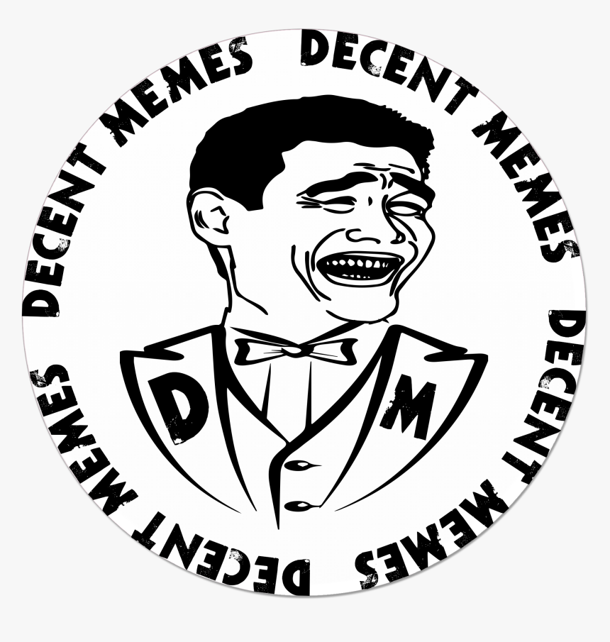 Decent Memes Logo Clear - Logo Meme Png, Transparent Png, Free Download