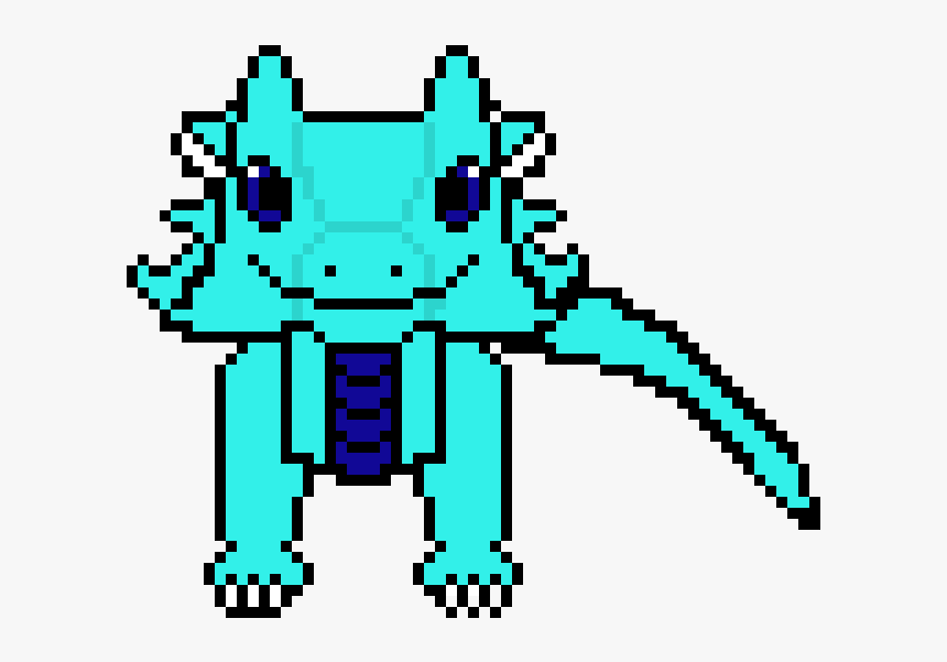 Dragon Sprite -tail - Walking Dragon Pixel Art Png, Transparent Png, Free Download