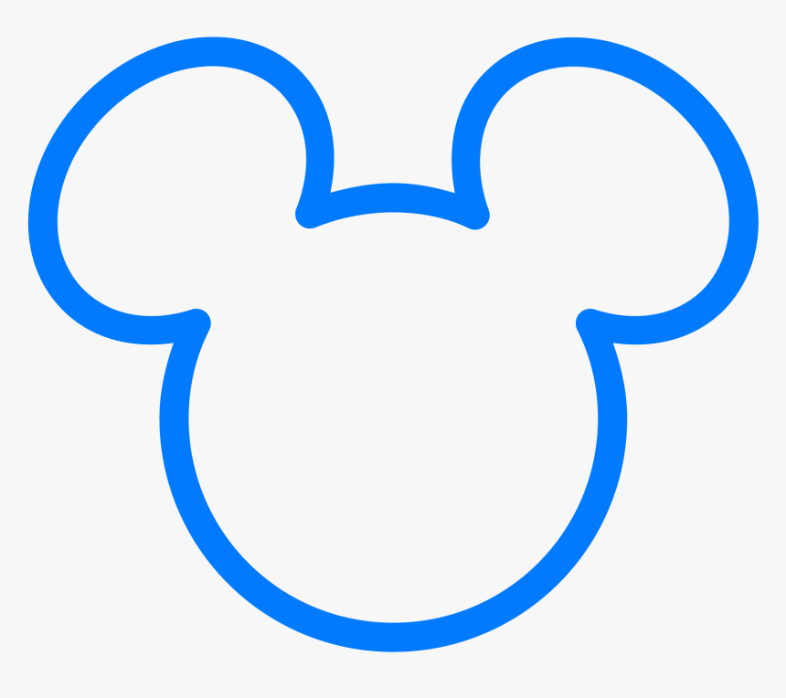 Graphic Download Line Mickey Mouse The Walt Company- - Logo Mickey Mouse Transparent Background, HD Png Download, Free Download