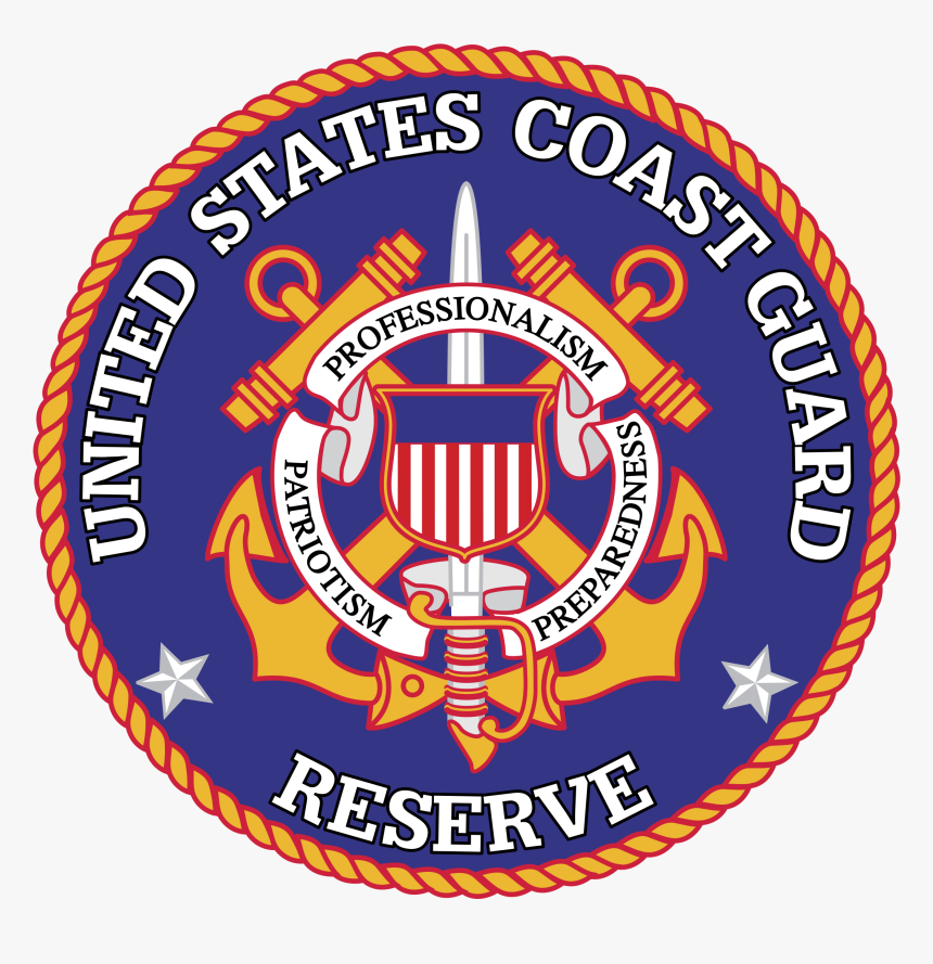 United States Coast Guard Reserve Logo Png Transparent - Us Coast Guard Reserve Emblem, Png Download, Free Download