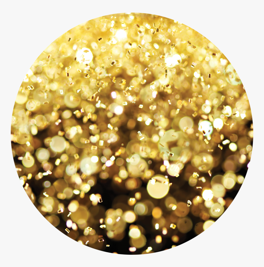 Gold Glitter Circle Png - Gold Glitter Transparent Background Circle, Png Download, Free Download