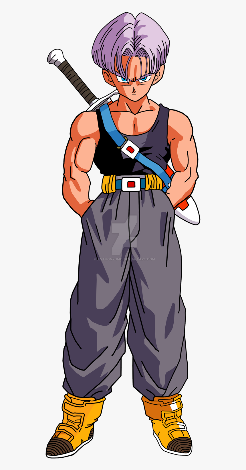 Future Trunks No Jacket, HD Png Download, Free Download