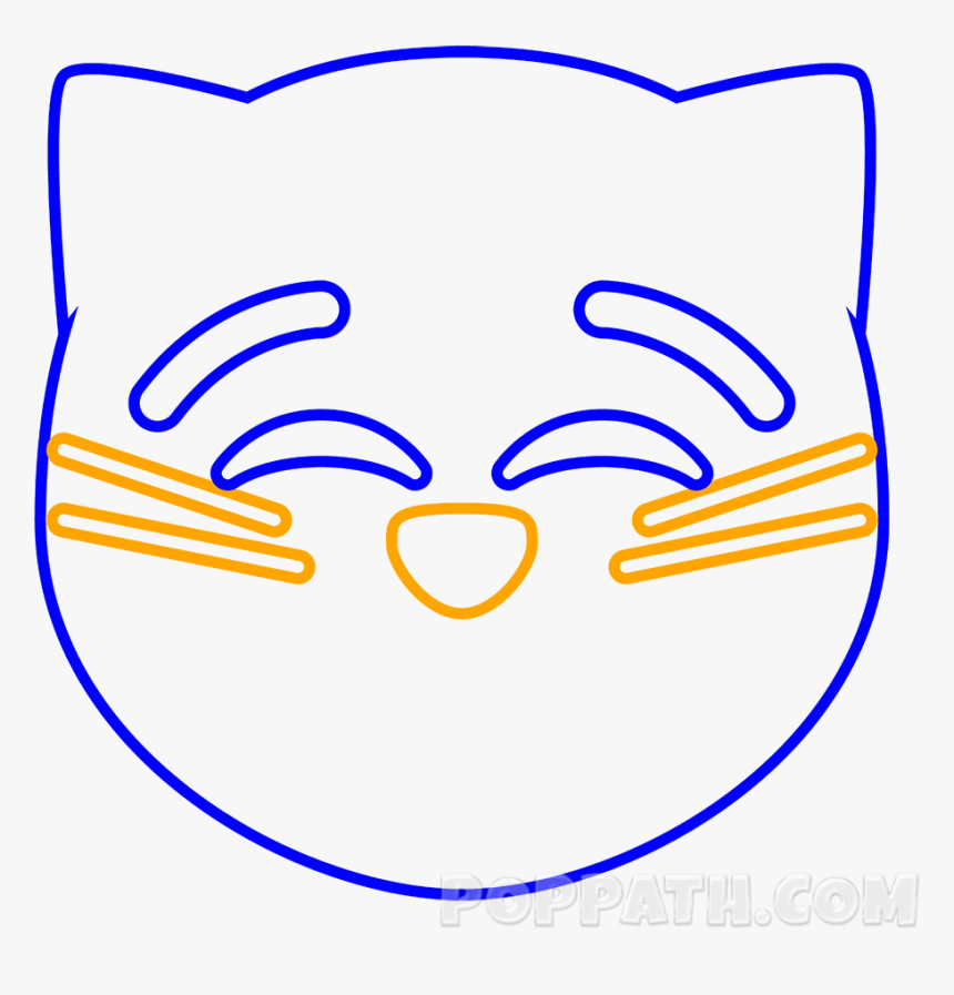 Cat Emoji Drawing, HD Png Download, Free Download
