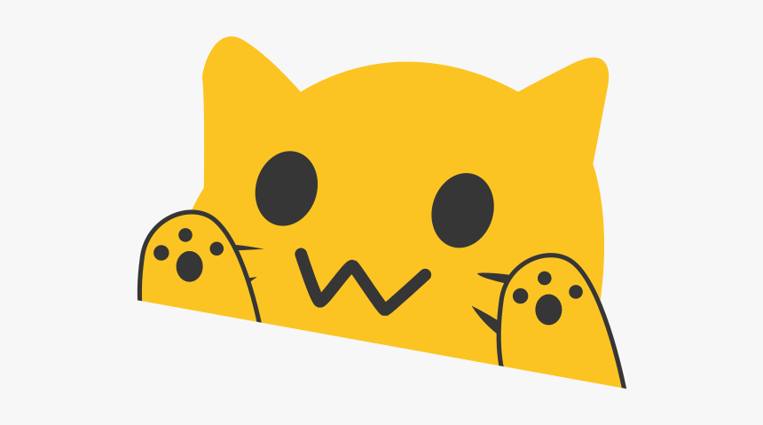 Cat Blob Emoji Discord, HD Png Download - kindpng.